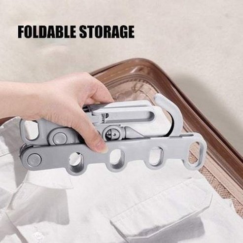 Foldable Plastic Suit Coat Closet Organizer Hanger