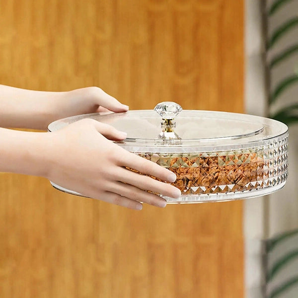 Green Serving Dish Snack Storage Tray