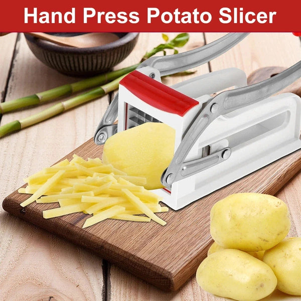 French Fry Cutter, Stainless Steel Potato Chipper