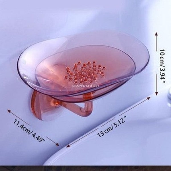 Wall-Mounted Flower Shape Soap Storage Dish Drain Soap Box Drain Free Punching Soap Drainage Rack. Bathroom Accessories. Type: Soap Dishes & Holders.