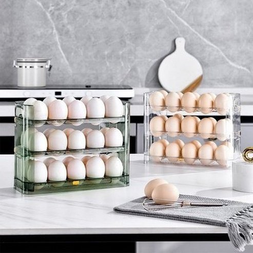 Egg Storage Box Egg Container Fridge Organizer Food Containers Egg Holder Fresh Keeping Case Dispenser Kitchen Accessories. Type: Food Storage Containers