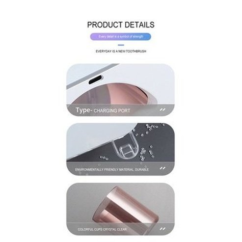 ECOCO Solar Ultraviolet Toothbrush Holder Automatic Toothpaste Squeezer Dispenser Toothbrush Disinfector. Bathroom Accessories. Type: Toothbrush Holders.