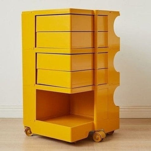 Indulge in the luxurious style of the Nordic Rotating Multilayer Bed Table, perfect for the small apartment. Decor. Furniture. Tables. Type: Nightstands.