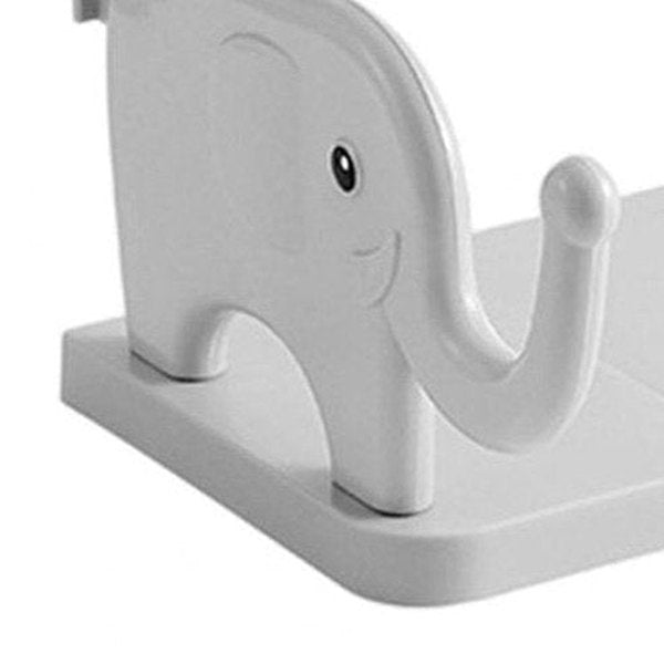 Cartoon Elephant Wall Mount Shelf Strong Load Bearing Wall Mounted Small Elephant Multifunctional Wall Hanging Spice Organizer. Bathroom Accessory Mounts