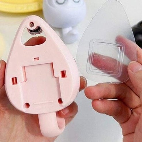 Cute Cartoon Big Owl Blinks Eyes Hook Storage Key