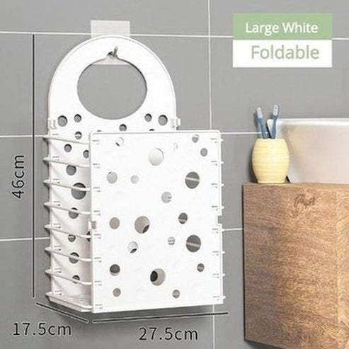 Wall-Mounted Laundry Hamper Dirty Clothes Organizer
