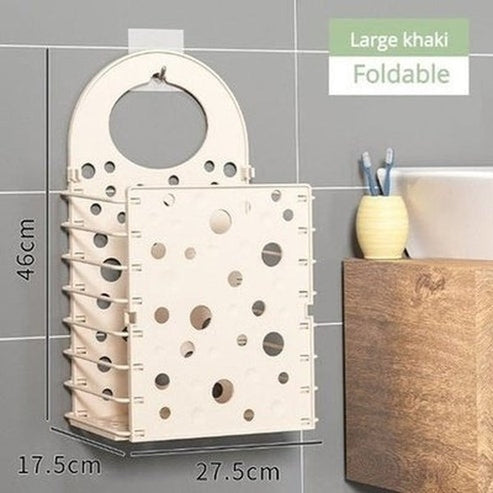 Wall-Mounted Laundry Hamper Dirty Clothes Organizer