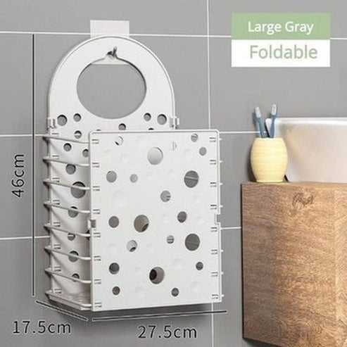 Wall-Mounted Laundry Hamper Dirty Clothes Organizer