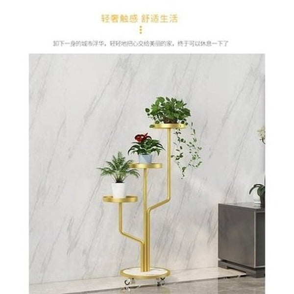 Simple Modern Living Room Floor Type Indoor Iron Flower Pot Frame Balcony Fleshy Plant Layer Rack. Decor. Type: Garden Pot Saucers & Trays.