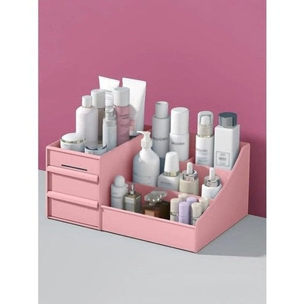 Multi-Grid Makeup Storage Box