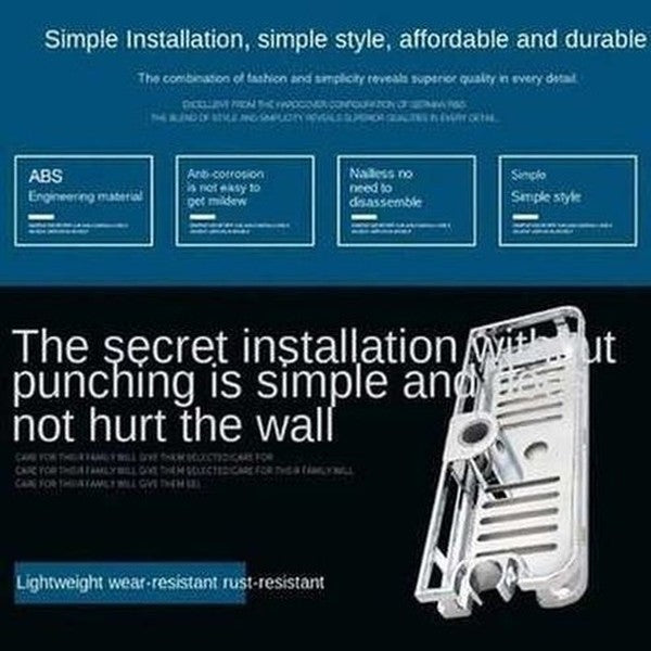 No Drilling Shower Soap Storage Rack