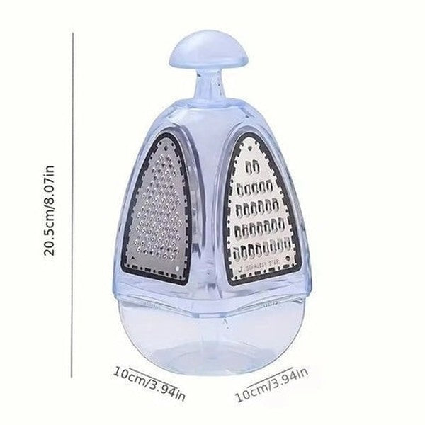 4-in-1 Vegetable Shredder | Hand Grater & Slicer with Garlic Grinder