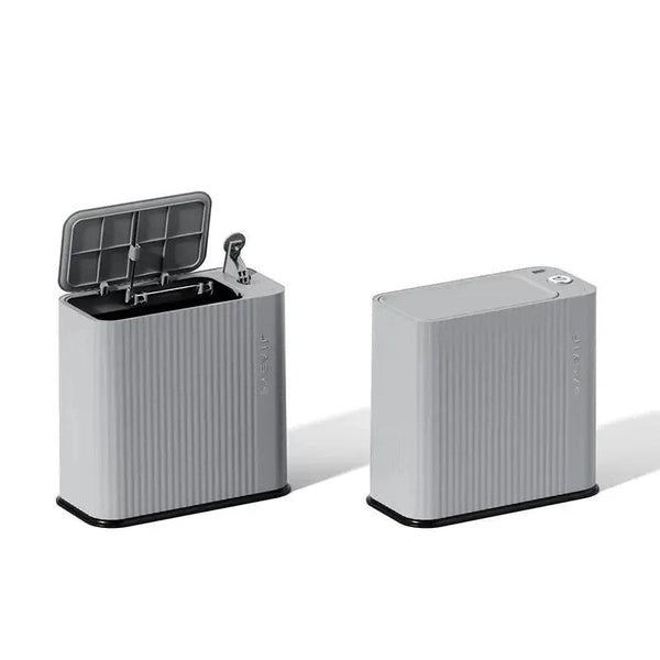 Nordic Multi-functional Trash Can, Covered Slim Trash Can with One-Touch Lid for Bathroom
