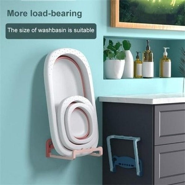 Adhesive Wall Mount Wash Basin Storage Organizer Hook