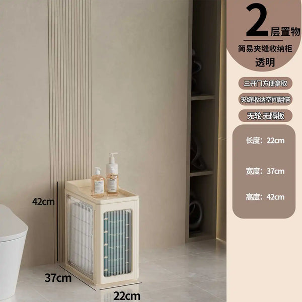 Crevice Cabinet Seam Organizer Cabinet, Bathroom Storage Rack