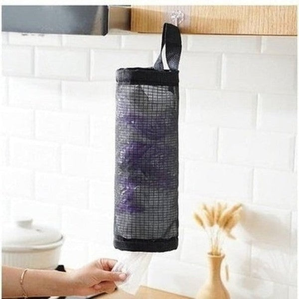 home garbage bag holder wall mount plastic bag holder hanging storage dispenser garbage bag kitchen garbage organizer. type: kitchen utensil holders and racks