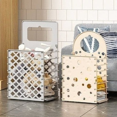 Wall-Mounted Laundry Hamper Dirty Clothes Organizer