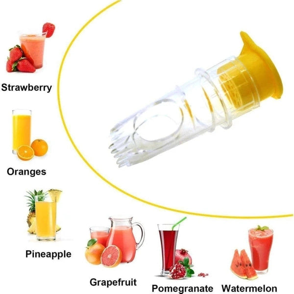 Portable Lemon Squeezer, Plastic Reusable Lightweight Juice Reamer