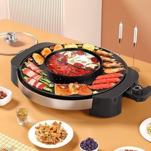 Grill Plate Hot Pot Food