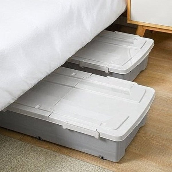Sliding Under Bed Organizer Box with Wheels