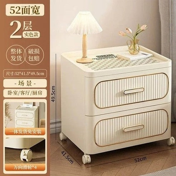 Slim Rolling Storage Cabinet | Japanese-Inspired Gap Organizer for Bedroom, Kitchen & Bathroom