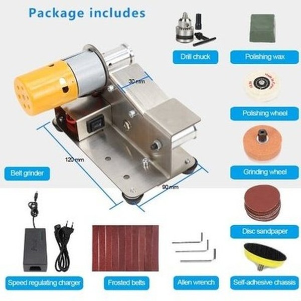 FIRECORE 30MM Belt Sander Electric Sharpener Grinder