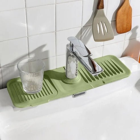 Stop Countertop Spills! The Silicone Faucet Drain Pad (Keeps Your Kitchen & Bathroom Dry)