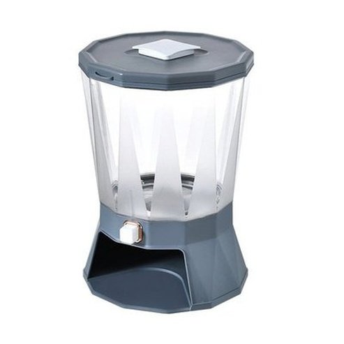Rotating rice barrel with dosing dispenser. Rotating Rice Barrels Measuring Sub-Grate Rice Barrels Grain Dispenser. Food Storage. Type: Food Storage Containers.