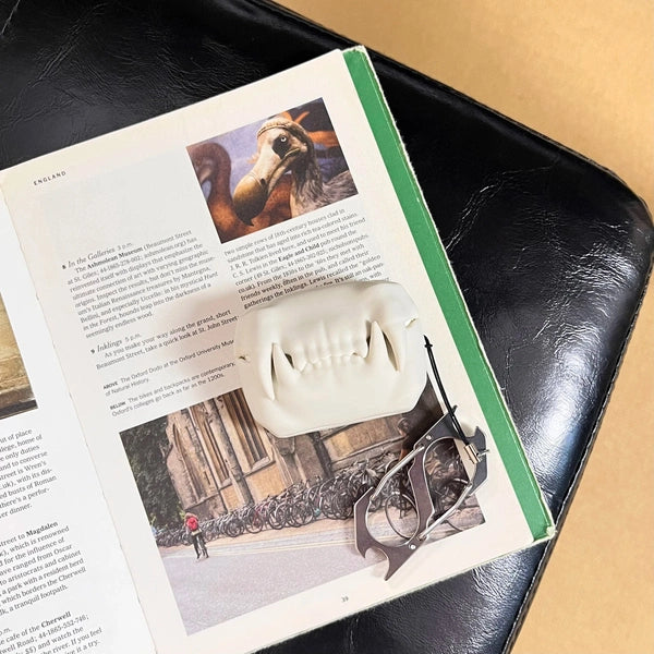 3D Cartoon Horrible Tiger Teeth Silicone Protective Case for AirPods