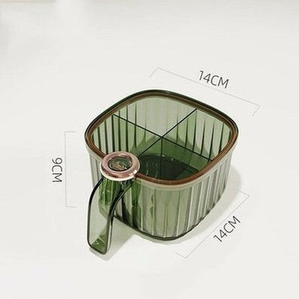 Transparent Plastic Condiment Container With Lid. Spices Storage Box With Spoon. Plastic Clear Condiment Storage Box. Tools & Utensils. Kitchen Organizers: Spice Organizers.