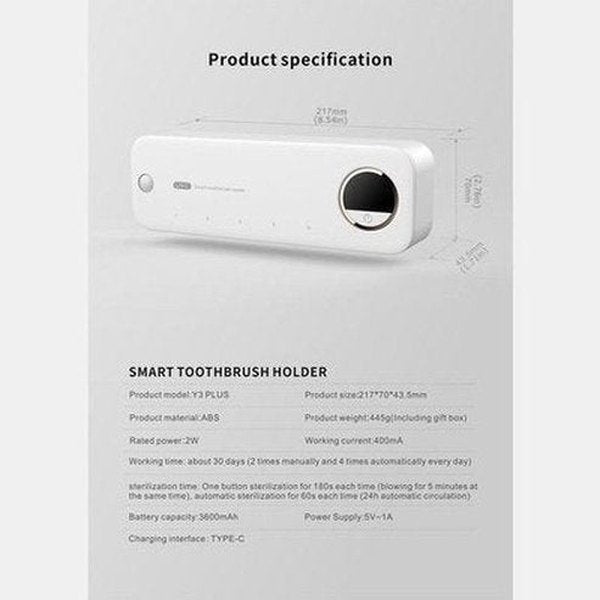 Xiaomi UV Toothbrush Storage Sterilizer