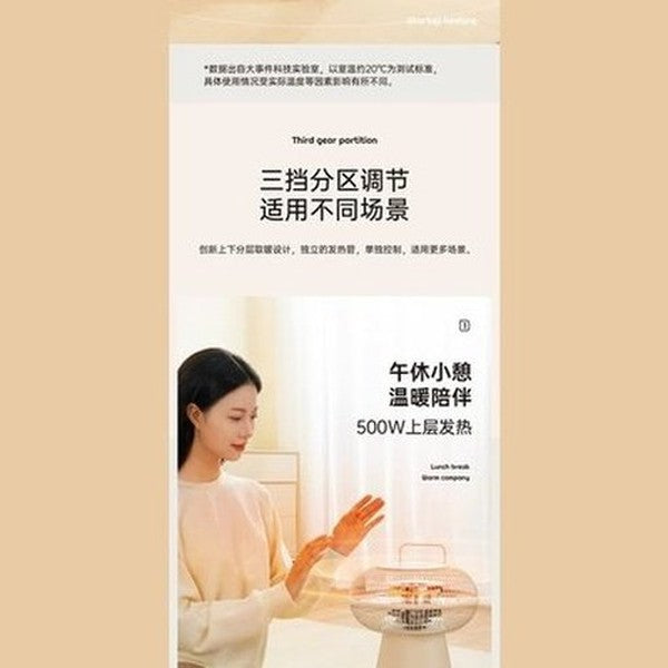 Small Solar Heater Household Energy Saving Air Heater Small Silent Carbon Fiber Heating Oven Electric Fireplace Gifts to Mother noises: Mute Use: Bedroom.