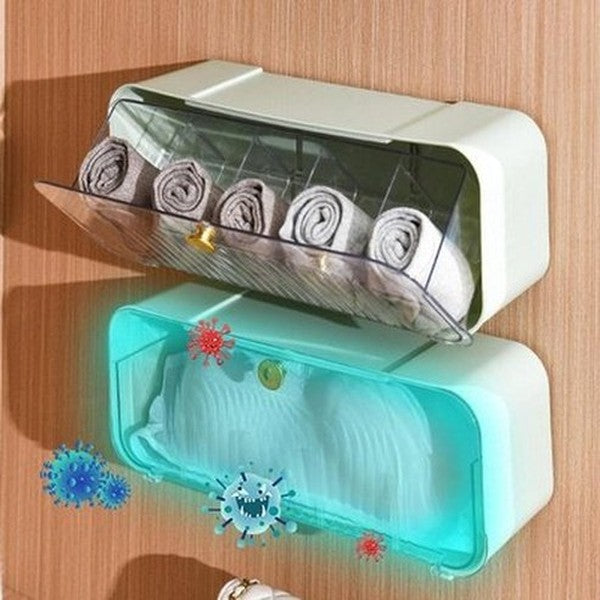 Wall Mount Drawer Organizer Wardrobe Storage Box Underwear Home Cabinet Divider Storage Closet Drawer Socks Bra Storage Box. Type: Household Storage Drawers.