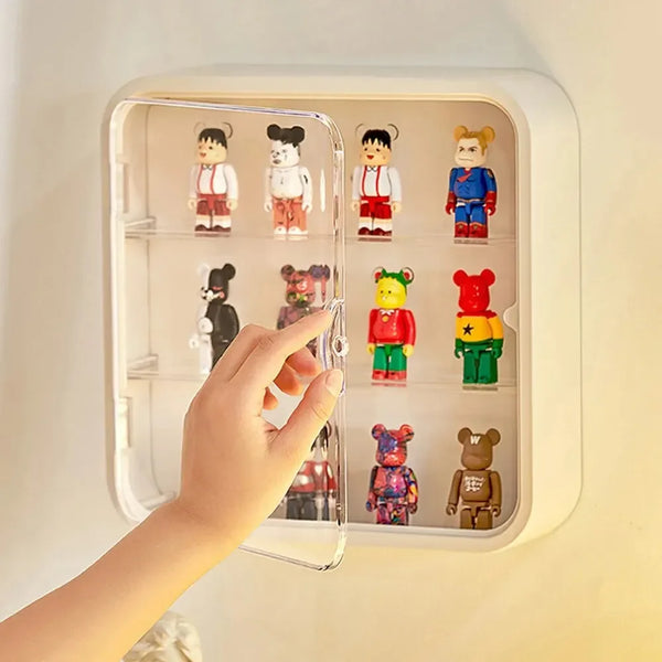 Storage Display Rack – Magnetic Suction Figurine Wall-Mounted Doll Blind Box