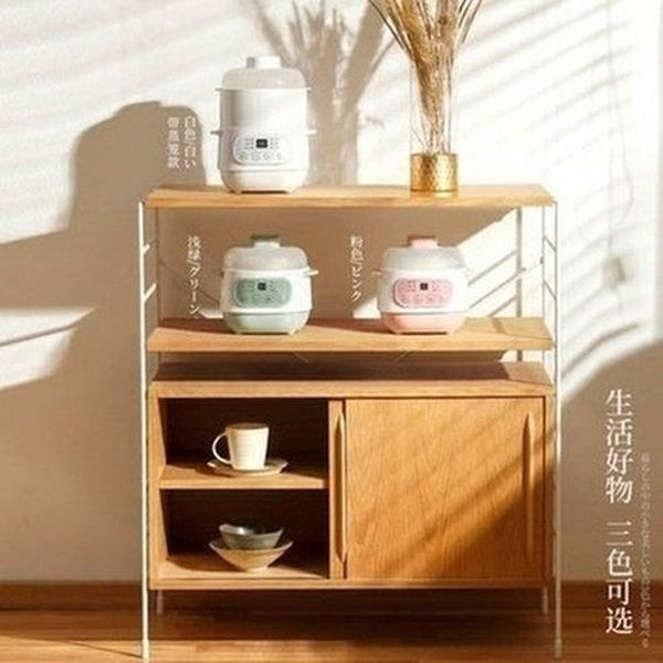 1L Mini Electric Stew Pot Ceramic Healthy Bird's Nest Electric Stew Cup Household Waterproof Multi-function Small Pot. Kitchen Appliances: Food Cookers ans Steamers.