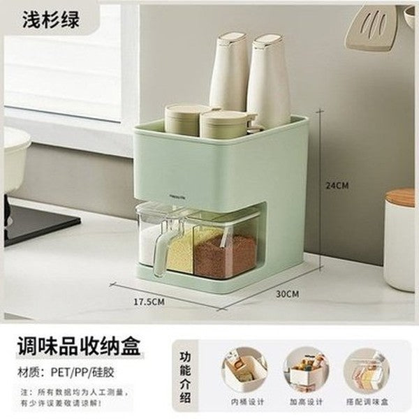 Kitchen Storage Rack Seasoning Jar Storage Rack Multifunctional Cutlery Organizer Knife Spoon Fork Holder Shelf. Kitchen Organizers: Knife Blocks and Holders.