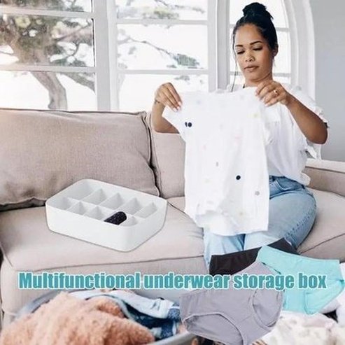 Underwear Partition Box: Bra, Panties, and Socks Storage Organizer