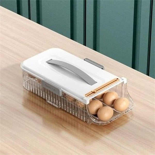 Large Capacity Storage Organizer Portable Durable Storage Container Egg Storage Box Cabinet Drawer Organizer