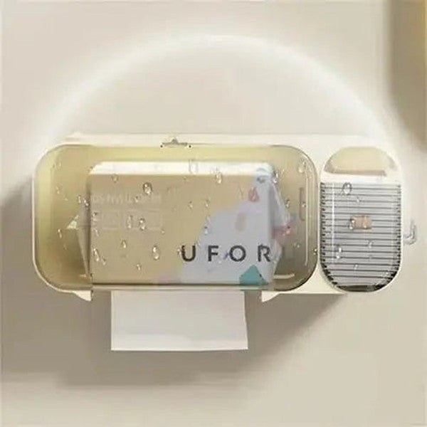 Versatile Waterproof Wall-Mounted Toilet Paper Holder