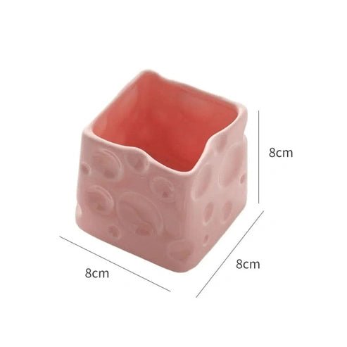 Ceramic Pen Holder & Fruit Fork Storage Jar