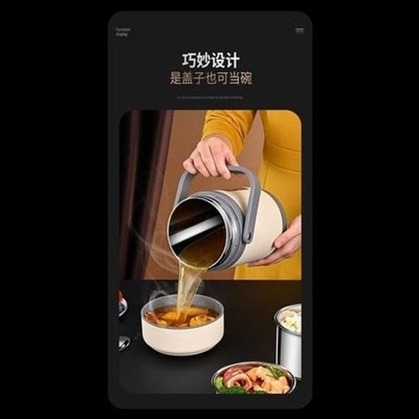 USB Multi-layer Insulated Lunch Box Double Layer Heated Bento Box Portable Sealed Stainless Steel Food Warmer Rice Cooker. Type: Lunch Boxes & Totes.