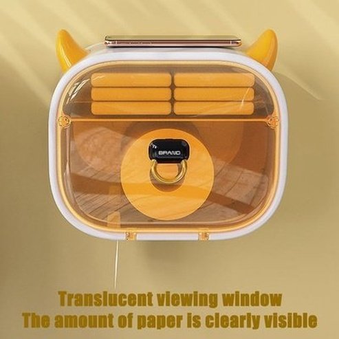 Little Devil Shape Toilet Paper Holder Wall-Hanging Tissue Box Bathroom Shelf Punch-Free Paper Towel Dispenser. Bathroom Accessories. Type: Toilet Paper Holders.