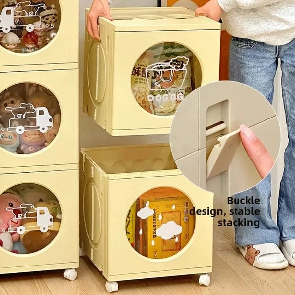 Folding Storage Cabinet, Toy and Snack Store Locker