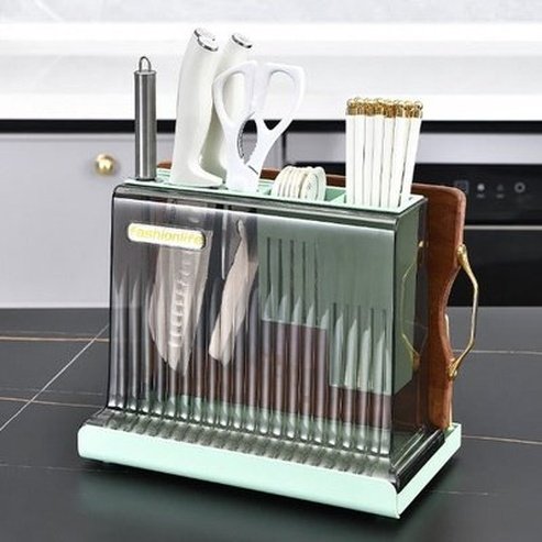 Light Cookware Rack Cutlery Holder Knife Storage Block
