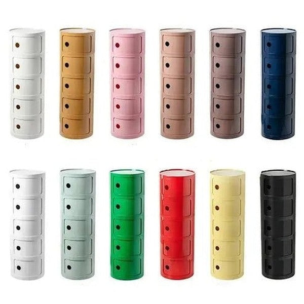 Nordic Modern Minimalist Round Bedside Table