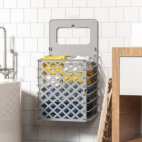 Wall-Mounted Laundry Hamper Dirty Clothes Organizer