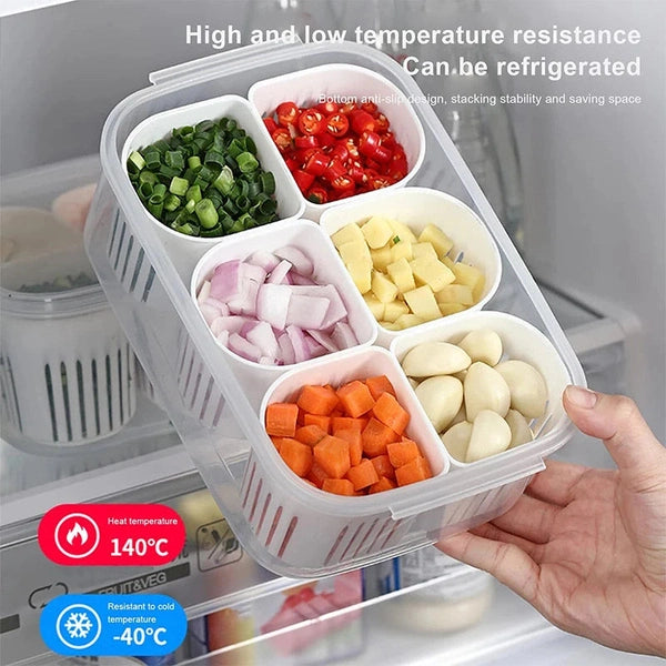 Refrigerator Food Storage Containers with Lids