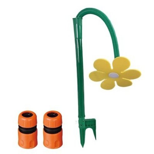 Dancing Flower Rotating Garden Sprinkler Cute Flower Crazy Rotating Sprinklers 720 Degree Rotation Funny Colorful Daisy Watering. Type: Watering Globes & Spikes