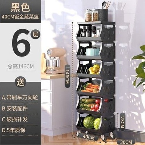 Modern Metal Kitchen Trolleys Simple Wheeled Cart