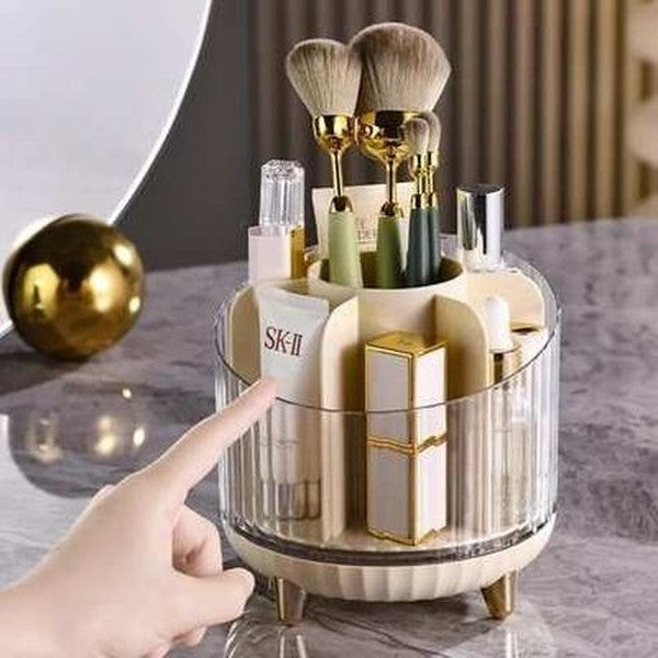 Rotating Makeup Brush Storage Tube